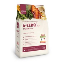 네츄럴랩 강아지 시니어 유기농 70% 6제로 PLUS 04 사료 연어, 1개, 1.2kg