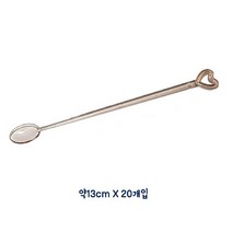 [응다팔아6279] 청소머신브러쉬 커피악세사리 머신소모품 커피홀더 원두숟가락 머신리필도구, ★★옵션확인必 스푼형 커피스틱 약13cm 20개입 색상, ★★단일상품