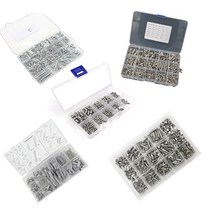 다양한 M3 M4 M5 M6 볼트 너트 육각 소켓 렌치 볼트 스프링, 5. 접시머리 육각렌치 볼트 너트 500개 세트
