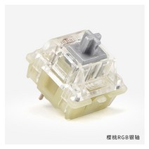 기계식 커스텀 키보드 스위치 DIY LED 청축 적축 은축 갈축 원래 체리 mx 56, RGB 실버 스위치, 65개