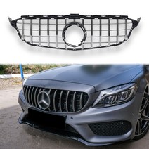 벤츠 C클래스 세로그릴 W205 전기형 C200 C220 C250, 전기형 블랙
