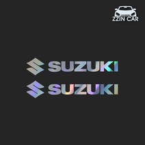 찐카 스즈키 suzuki 로고 차량용 데칼스티커 ZCG-32, 홀로그램, 1개