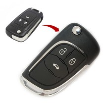 쉐보레 크루즈 아베오 트랙스 올란도 라세티프리미어 폴딩키 차키 스마트키 유럽형 케이스, 트랙스(3버튼)