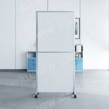 사무실 스크린 칸막이 가벽 이동식 격리 가리개 파티션 공간분리, 폭1m높이2m(풀보드+악세서리)독립피스