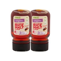 매크로 Macro 라이트 앤 골든 라이스 몰트 시럽 호주직구 500g 2팩 총 1kg, 2개