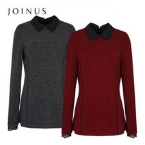 [조이너스] 레이스카라 배색 블라우스-JW18KL2404368A