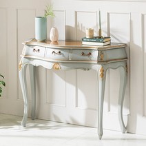 이즈가구 301 그레이 엔틱콘솔 원목 화장대