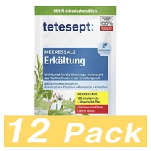 테테셉트 씨솔트 콜드 Meeressalz Erkaltung Tetesept 80G 12개