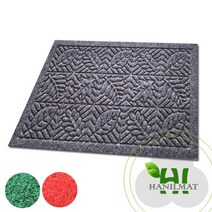 다용도 현관 출입구 발판 리틀매트, 진회색40cm*60cm