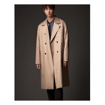 [앤듀] 남성 세미오버 더블트렌치코트 (O184CT210P)