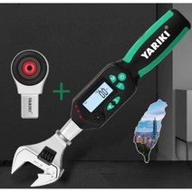 토크렌치 전자식 디지털 건전지 수공구 라쳇 어답터, 3-60N(래칫 3/8+ 이동식 헤드)