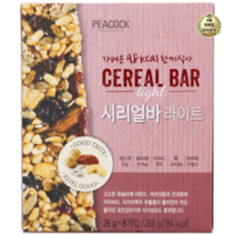 라이브잇 피코크 시리얼바 라이트, 104개입, 26g