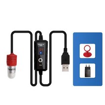 어항항온기 5v usb 미니 물고기 탱크 수족관 가열 막대 10w 15w 잠수정 온도, 15w 유럽 플러그