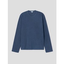 James Perse Men L S 크루 블루