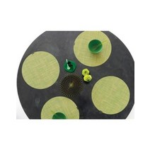 [칠리위치]미니바스켓위브 테이블매트 라운드, D월넛