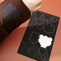 1+1 패팅 옷 수선패치 겨울옷 점퍼 보수 테이프 (디자인+무지), 블랙[디자인+무지]