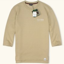 [FOREST CAMP]Semi Over Fit Double-Knit 7부 Sleeved Tee 7부 소매 티 티셔츠 ∼3XL[FCMH7323-Beige]