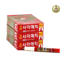 라이브잇 자바펜 파워 오일 사각 유성 매직, 빨강, 396개