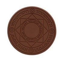 몬탑 몬스터 매직 LED 마법진 고속 무선 충전패드, 브라운, 1개