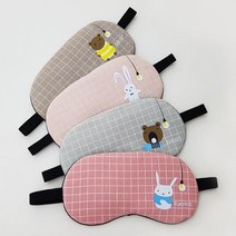 1+3 온 냉찜질 가능한 수면안대 젤팩 꿀잠 불면증 극복 편안한 잠자리 눈피로 캐릭터안대 동물안대 찜질안대 어린이 유아용 성인용 안대