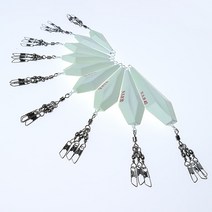 NSB 야광봉돌 직결채비 문어봉돌 쭈꾸미채비 납작추 다이아몬드추, NSB 야광봉돌 직결채비 25호(2개입)