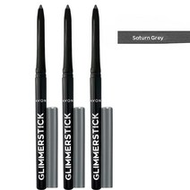 3 x Avon Glimmerstick 아이라이너 새턴 그레이 801314