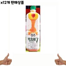 음식점용 식자재 유통 도매) 복숭아농축액(참존 835ml) x12개-72394EA, 1, 본상품선택
