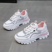 뮤베아 여성용 패션 캐주얼 통굽 운동화 WS566