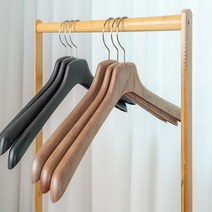 트리안트 옷걸이 모음 논슬립 바지걸이 10개 정장 니트 자켓 셔츠 코트 패딩 후드 맨투맨 티셔츠 원피스 블라우스 옷가게 매장 제작, 셔츠걸이, 블랙