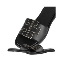 [토리버치] 더블 T 로고 슬라이드 뮬 샌들 (79985 013)