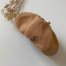 에이와이 유아용 코듀로이 스마일 골덴 베레모