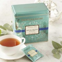 포트넘 앤 메이슨 티백 로얄 블렌드 틴 50입 Fortnum & Mason Royal Blend 50 Tea Bag Tin, 1개, 1개