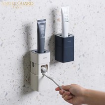 엔젤가드 치약짜개 치약디스펜서 자동 걸이 튜브링거 시크릿, 화이트, 화이트