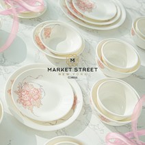 코렐 MSNY 피오니부케 2인 4인 6인 10인 혼밥 신혼 그릇 세트, 07찬기(중)