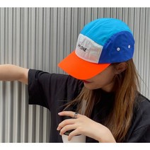 남녀공용 폴리캡 컬러풀 배색캠프캡 숏캡 PPONE 볼캡 4컬러