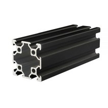 4040 블랙 더블 슬롯 V-슬롯 알루미늄 압출 프로파일 CNC 3D 프린터용 1 개, CHINA_200mm