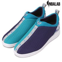 NBALAB 남성 에어 매쉬 슬립온 샬롯 호네츠 F18L002HCTN