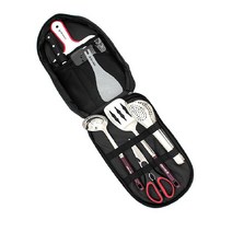 차박 캠핑 키친툴 세트 감성 캠핑준비물 낚시 야영 백패킹 주방 요리 조리 도구 파우치, 단품, 단품