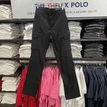 남자스판카고바지 HILFIGER 남성 봄계절 캐쥬얼 솔리드 무지 링클프리 포켓 스트레이트핏 일자 긴바지 2637102427