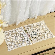 지니레이스 사각 코스모스파티 레이스 도일리, 아이보리