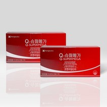 Q-슈퍼메가 60캡슐x4상자 (4개월분) 코엔자임Q10 크릴오일, 단일속성