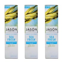 Jason 제이슨 씨 프레쉬 딥 씨 스피아민트 무불소 치약 170g 3개세트