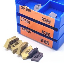초경 인서트 SP200 SP300 SP400 PC9030 NC3020 NC3030 korloy 회전 공구 선반 커터 터닝 툴 절단 홈 가공, [07] SP400 PC9030