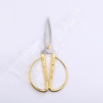 원단재단기 고무 시트지 종이 천 핸드 커터 커팅기 스테인레스 스틸 바느질 골드 가위, 7.5인치 19x9.5cm