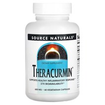 Source Naturals 소스 내츄럴스 테라 커큐민 강황 Theracurmin 600mg 60베지캡슐