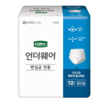 디펜드 남녀공용 변실금 언더웨어 성인기저귀, 1세트, 2개