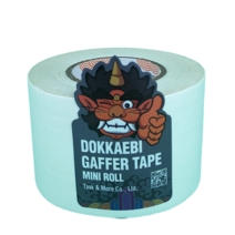 테스크 도깨비 개퍼테이프(GAFFER TAPE) 미니롤 MATT WHITE 무광/형광면테이프, 50mm X 10m, 1개