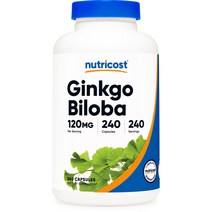 뉴트리코스트 징코빌로바 은행잎 120mg 240캡슐