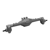 알루미늄 CNC 가공 통합 전면 및 포털 액슬 1/10 RC 크롤러 자동차 Axial SCX10 II 90046 RGT 86100 업그레, 04 Gray Rear Axle
