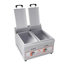 일본 교자 쿠커 라멘집 업소용구이기 구이 기계, 전기 더블 쿠커 디지털